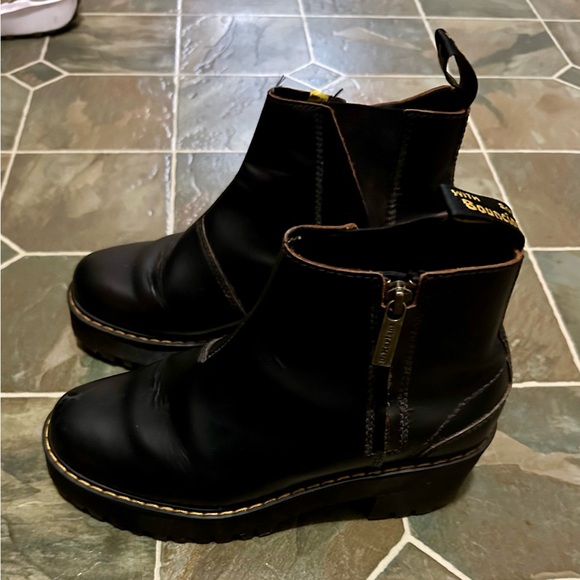 Dr Martens Black Platform Boots - Picture 4 of 5